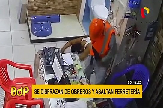 Falsos obreros asaltan ferretería en Puerto Maldonado