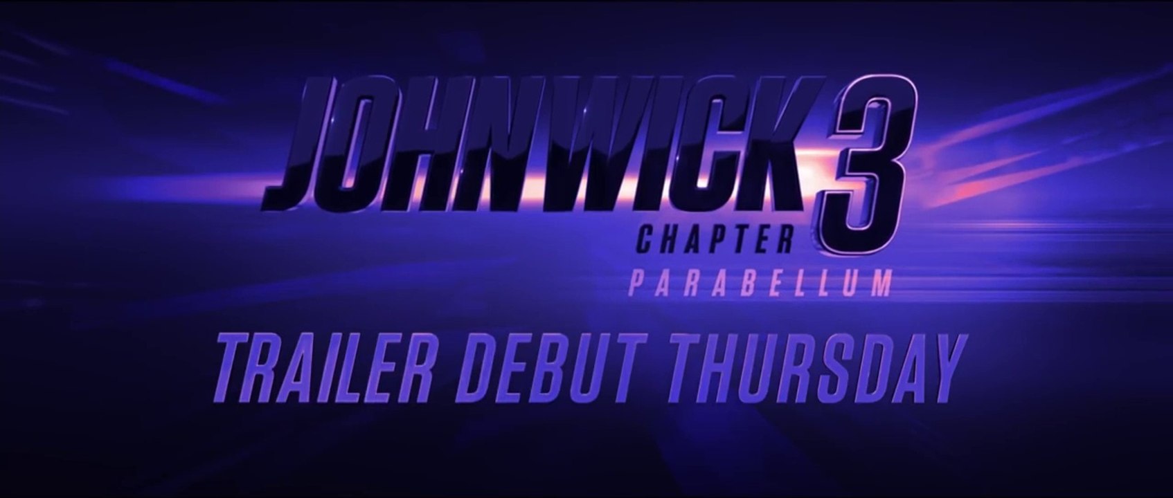 John Wick  3 : Parabellum - Teaser Trailer VO