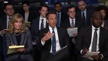 Seth Meyers Hosts Late Night White House Press Conference With Trump