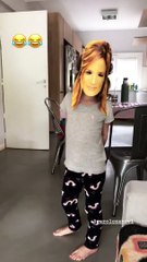 OLI y BALTA con las caretas de sus padres - 19 de Diciembre