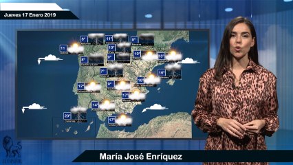 El tiempo: pronóstico para el jueves 17 de enero de 2019