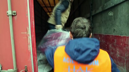 Suriye'de sel mağduru ailelere yardım - HATAY