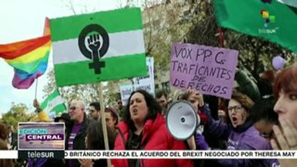 Feministas rechazan llegada de gobierno de derecha a Andalucía