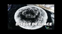 Ce disque de glace n'est pas sur la lune, mais bien sur Terre