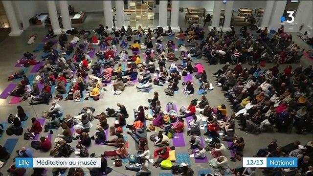 Lille : méditation collective au musée des beaux-arts