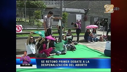 Se retomó primer debate a la despenalización del aborto