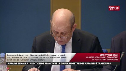 Déclaration liminaire de Jean-Yves Le Drian
