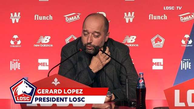 Gérard Lopez sur Thiago Mendes