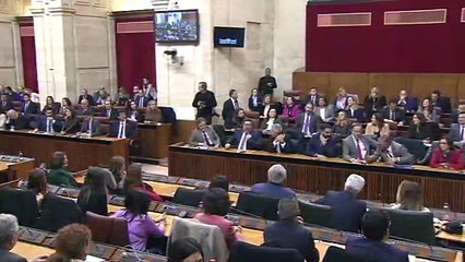 Votación de la investidura de Moreno como presidente de la Junta