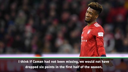 Coman injury cost Bayern six points - Kovac