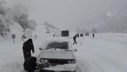 Tokat-Sivas Kara Yolu Ulaşıma Kapandı (2)