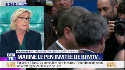 Macron face aux maires: Marine Le Pen "n'est pas dupe de l'opération de communication que représente cet exercice"