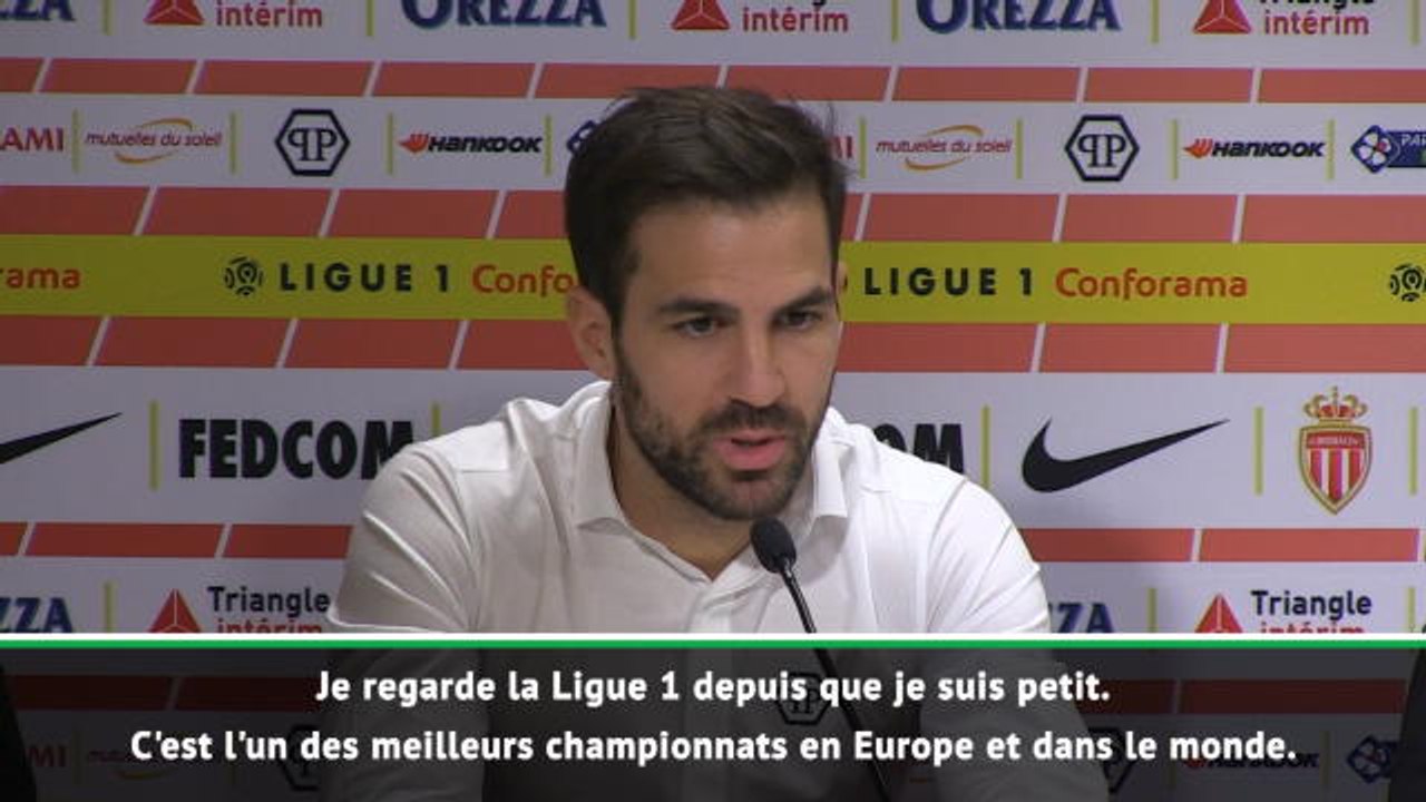 Monaco - Fabregas : "La Ligue 1 est l'un des meilleurs championnats en Europe et dans le monde"