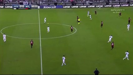 Cristiano Ronaldo Goal Juventus vs Milan 1-0 Supercup