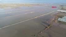 Mersin Tarsus Ta Tarım Arazileri Sular Altında Kaldı Drone Görüntüeri