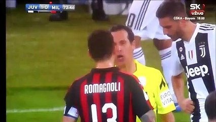 Franck Kessie RED CARD - Juventus vs AC Milan 1-0 16/01/2019