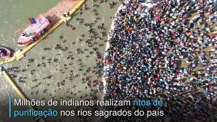 Um mar de fiéis