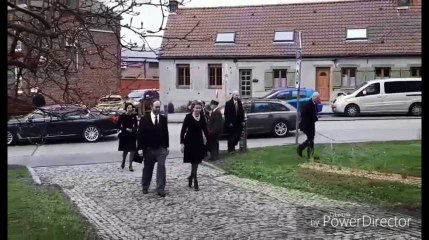 La rein Mathilde aux funérailles du comte de Lannoy à Anvaing