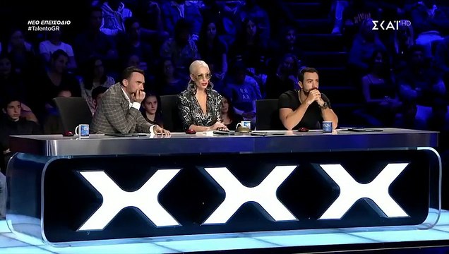 DANGEROUS Magic Trick on Got Talent Greece - Magicians Got Talent