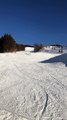 Rough Snowboarding Jump Landing