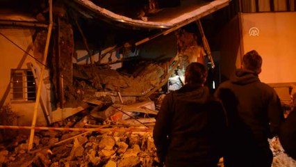 Gümüşhane'de Tüp Patlayan Kerpiç Ev Çöktü: 1 Yaralı