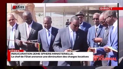 REPLAY - JT Français 20h - Pr : CHEIKH TIDIANE DIAHO - 16 Janvier 2019