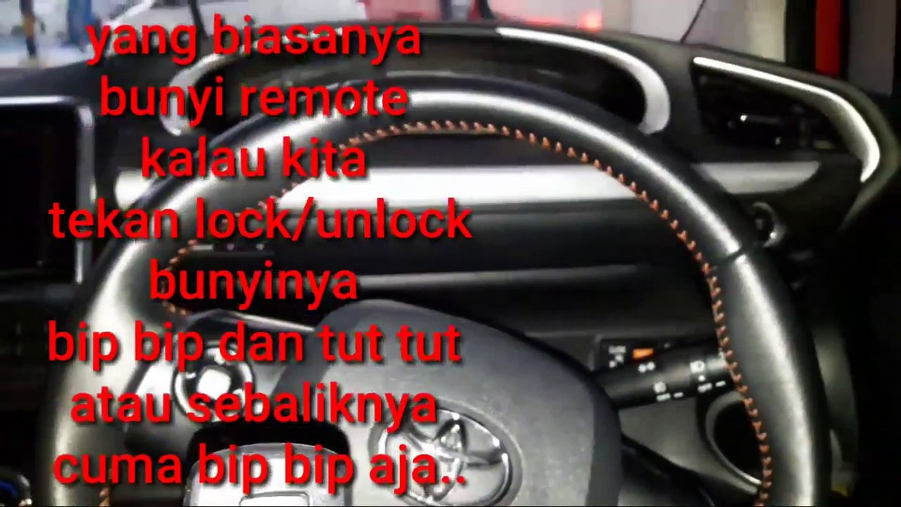 Toyota Sienta Remote Feature Silent Mode