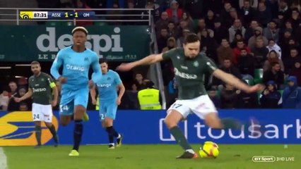 Wahbi Khazri 2nd Goal - Saint Etienne vs Marseille 2-2 16/01/2019