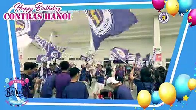 CLB Hà Nội chúc mừng sinh nhật hội CĐV Contras lần thứ IV | HANOI FC