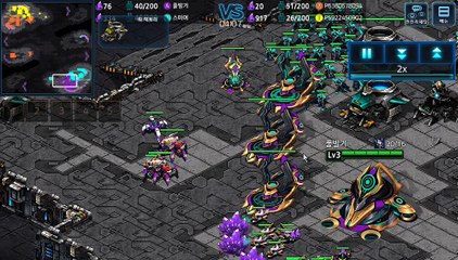 원본 모바일 스타크래프트 역전의 드랍십 스타커맨더  starcraft clone Real Time Strategy