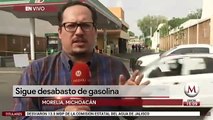 Sigue desabasto de gasolina en Michoacan