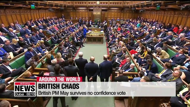 British PM May survives no confidence vote