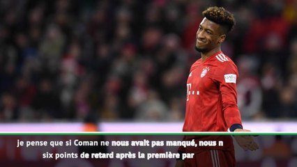 Bayern - Kovac : "La blessure de Coman nous a coûté ces six points"