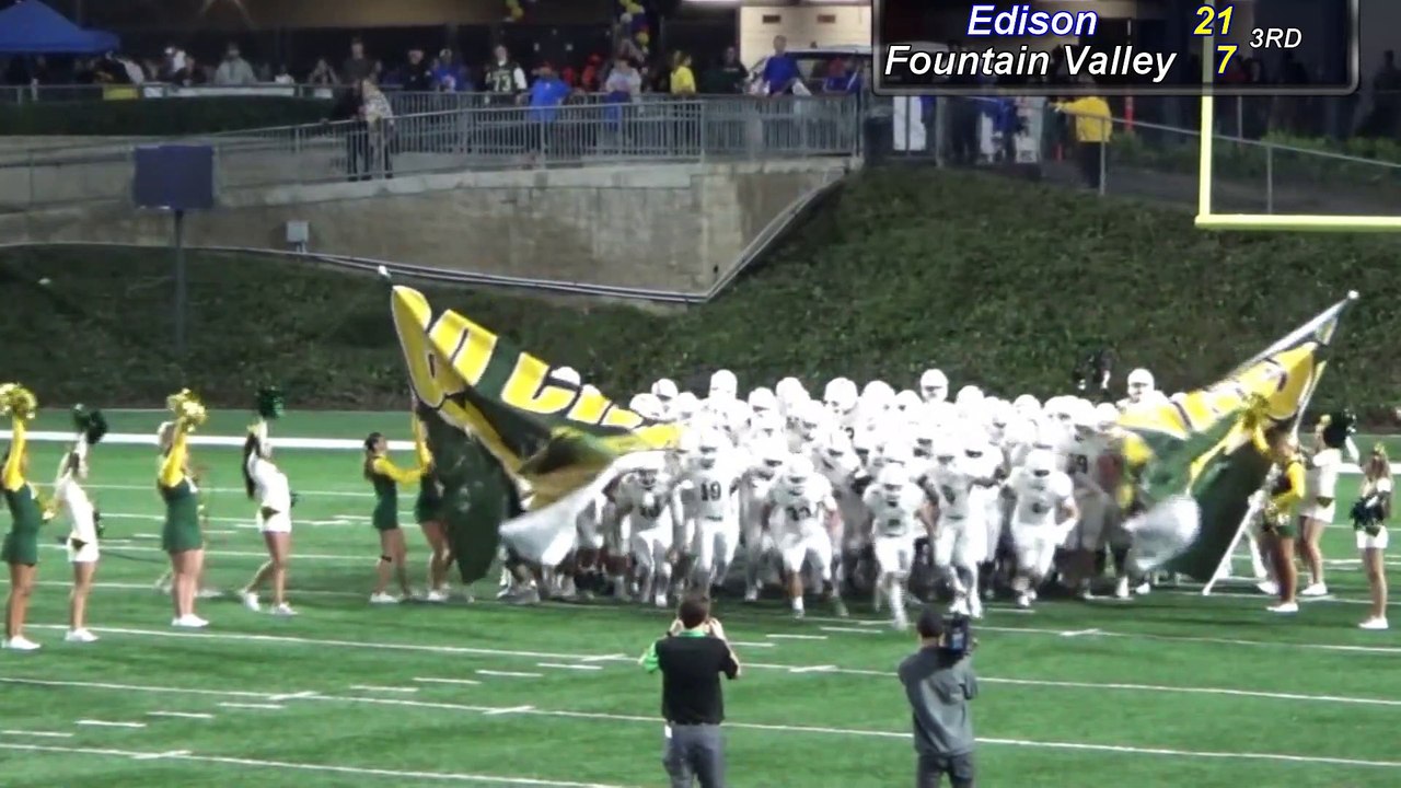 edison chargers vs. fountain valley barons football 10-19-18