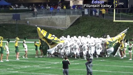 edison chargers vs. fountain valley barons football 10-19-18