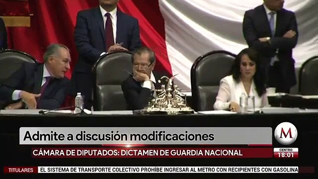 Diputados aprueban creacion de la Guardia Nacional