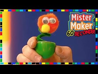 Wobbly Bug  ️ ‍ ️ - HOW TO MAKE IN 60 SECONDS | Mister Maker