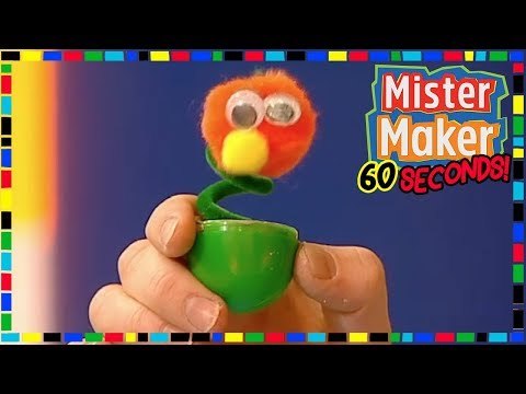 Wobbly Bug ️ ‍ ️ - HOW TO MAKE IN 60 SECONDS | Mister Maker