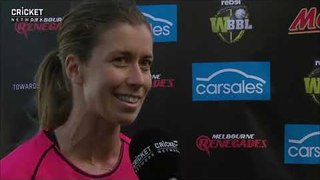 Erin Burns interview - Sydney Sixers  WBBL
