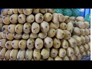 Selling Fresh Fruits In The Village Market