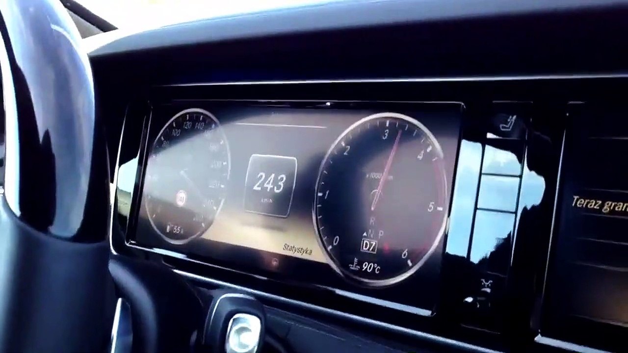 Mercedes-Benz S350d L W222 191kW/258hp top speed 245 km/h 152mph.