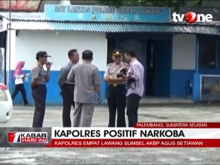 Konsumsi Sabu dan Ekstasi, Kapolres Empat Lawang Dicopot