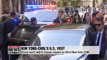 N. Korea's top nuclear negotiator Kim Yong-chol to carry Kim Jong-un's letter to Pres. Trump: CNN