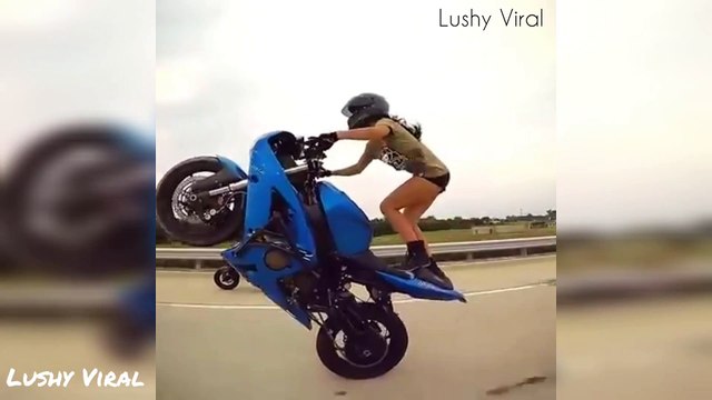 The Most Unbelievable Girl Riding a Bike 2019 | Lushy Viral