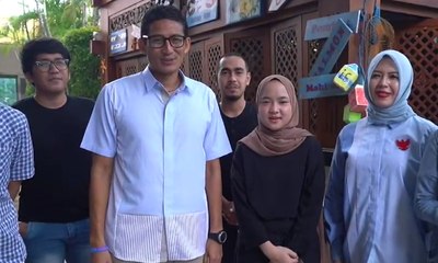 Sandiaga Uno Tampil Bersama Nissa Sabyan di Sejumlah Kota