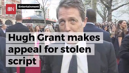 Hugh Grant Wants Script Stolen From His Car Back