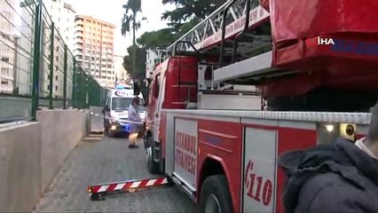 Şarkıcı Ersin Faikzade ve köpeği yangın çıkan binada mahsur kaldı