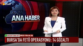 Bursa'da fetö operasyonu: 14 gözaltı