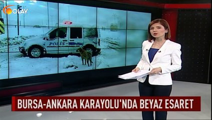 Bursa-Ankara Karayolu'nda beyaz esaret