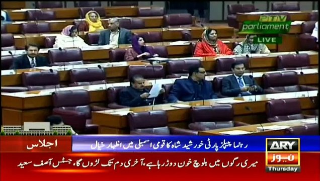 All issues can be solve if they are discussed in Parliament: Khursheed Shah